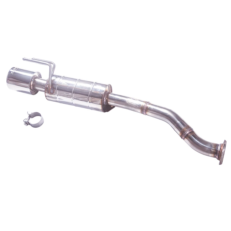 Escape GFC / Adecuado para el silenciador de escape directo de acero inoxidable de sección trasera de 1,8 L de Honda Civic de 2006 a 2012