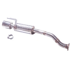 Escape GFC / Adecuado para el silenciador de escape directo de acero inoxidable de sección trasera de 1,8 L de Honda Civic de 2006 a 2012