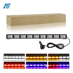Barra LED estroboscópica multicolor para vehículos de construcción