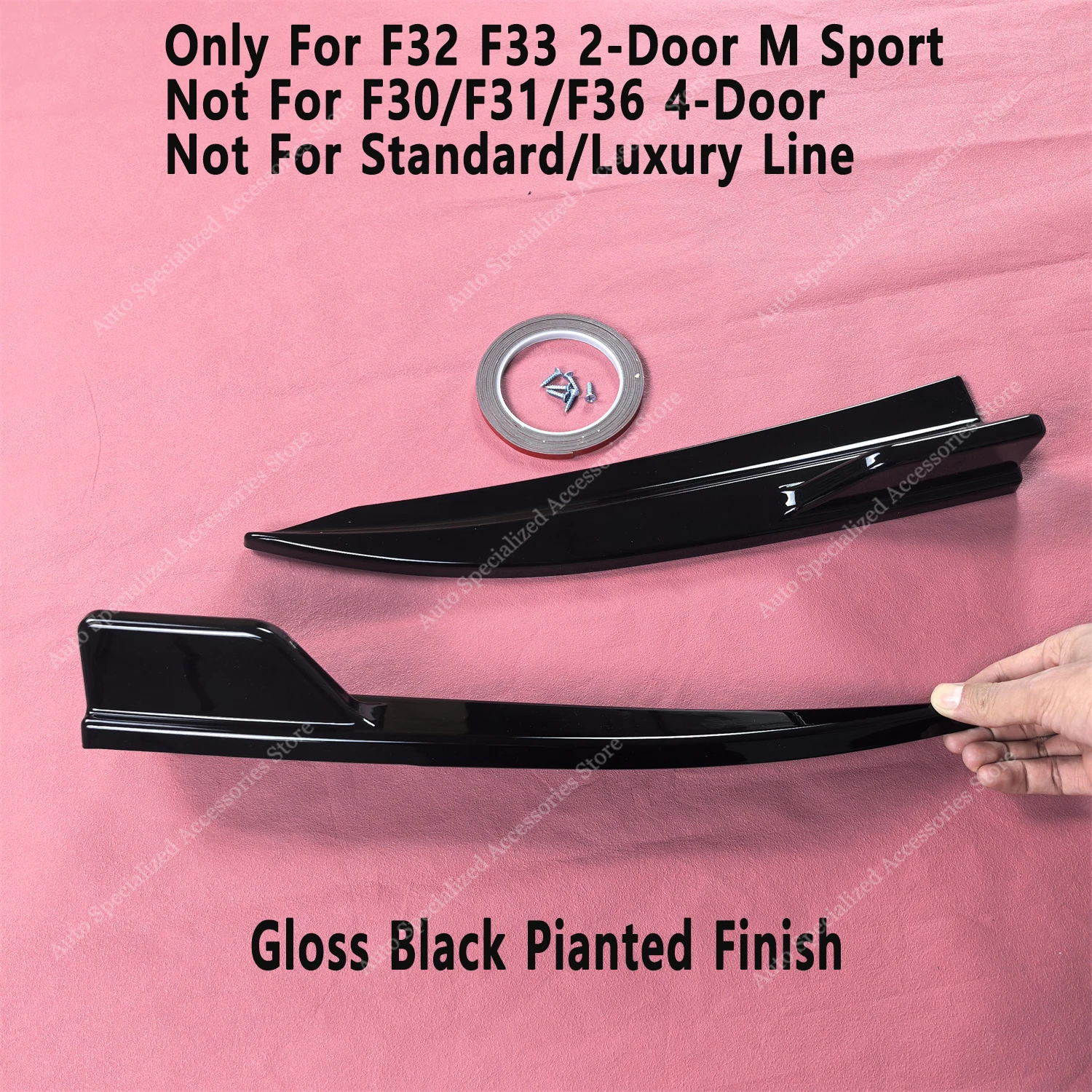 Par de divisores laterales para BMW F32 F33
