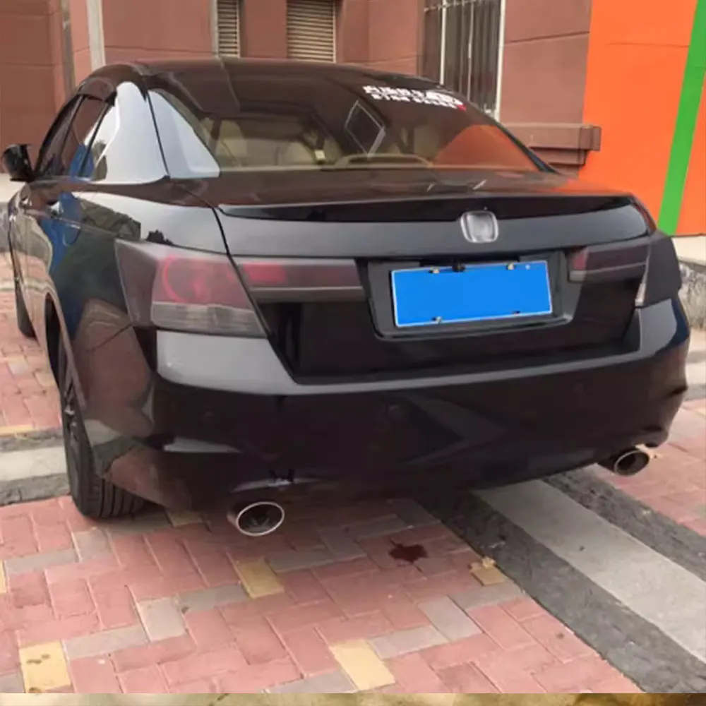 Alerón trasero Honda Accord 2008-2013 estilo pato negro carbono - imagen 3