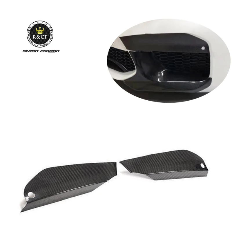 Parachoques de fibra de carbono para BMW M5 F90 con alerón superior