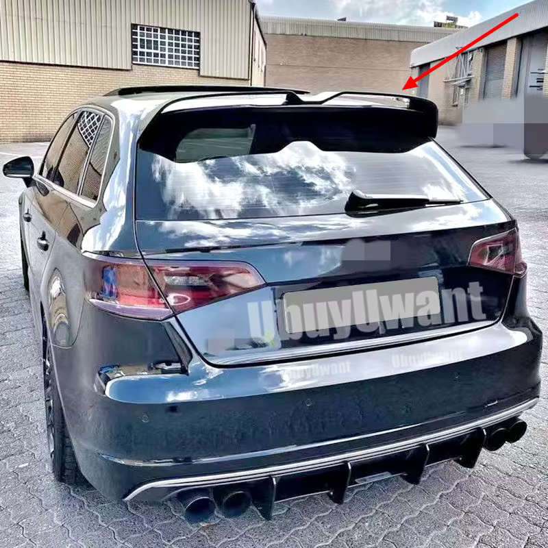 Alerón de techo OTG negro brillante - Audi A3 8V Sportback 2013-2019 - imagen 3