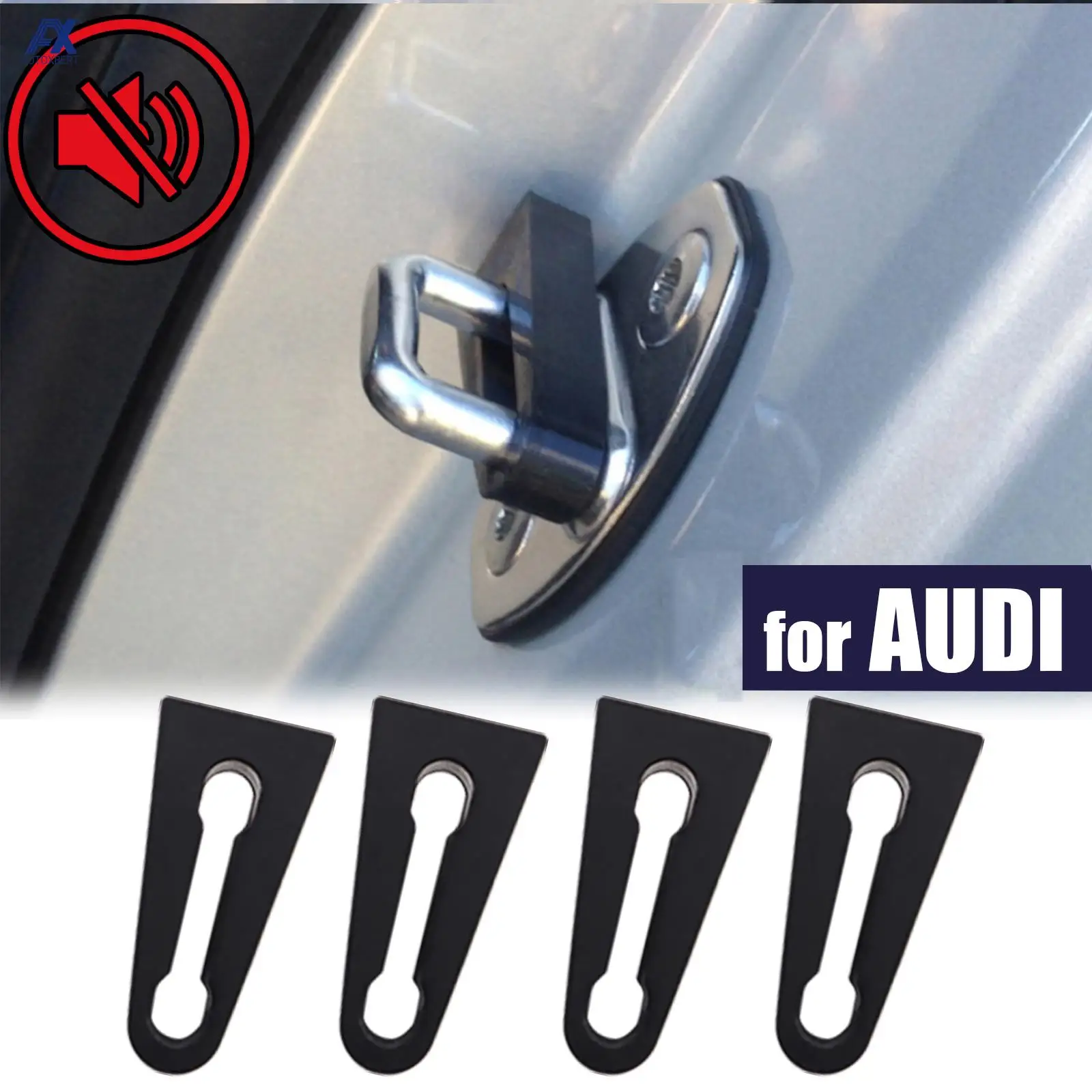 Tapón insonorizado antirruidos amortiguador puerta Audi A3/A4/A6