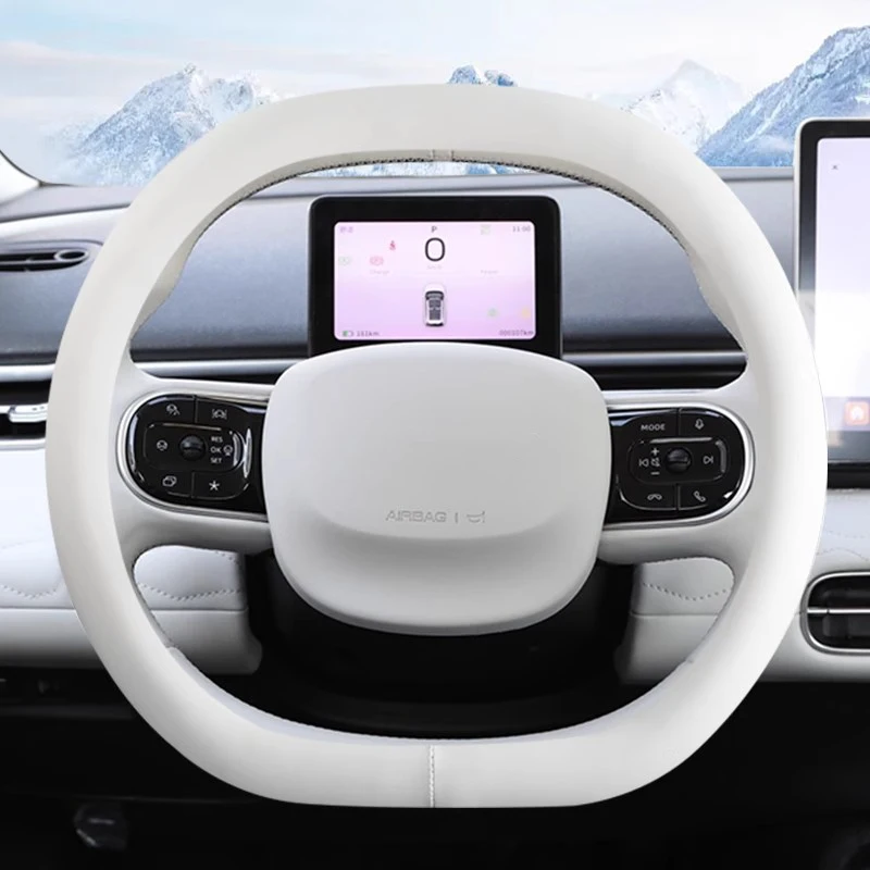 Para Dongfeng Nammi Box 01 2024 2025 protector para volante de coche almohadilla decorativa antideslizante de cuero accesorios de coche - imagen 5