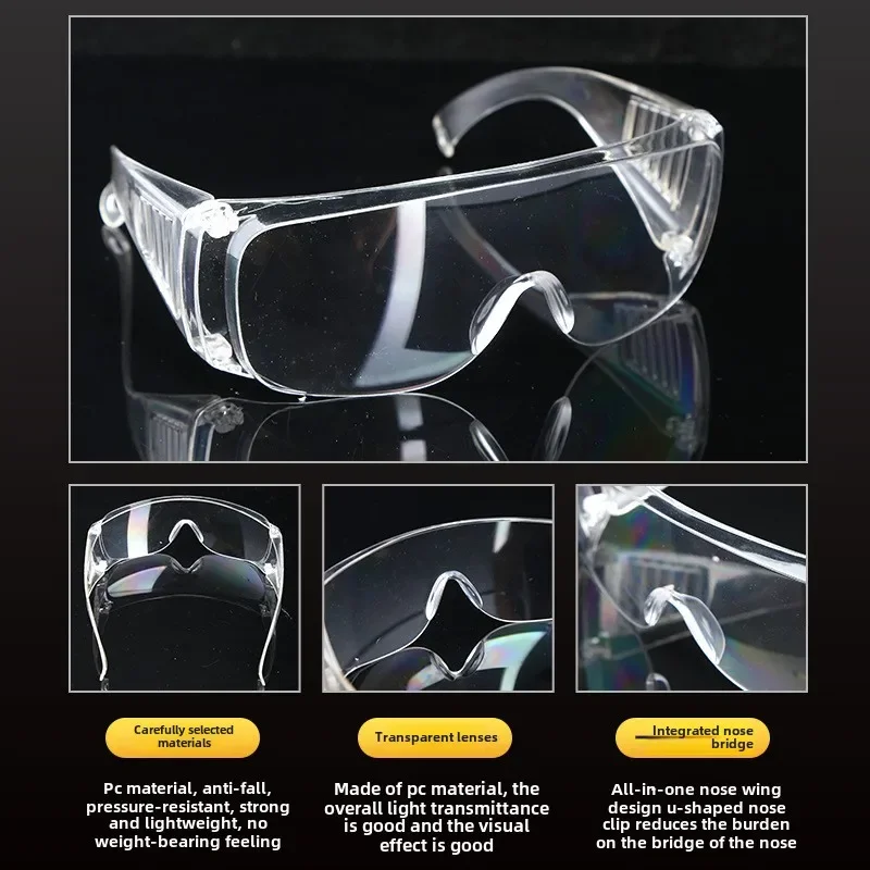 Gafas de seguridad industriales antiniebla y resistentes a impactos - imagen 2