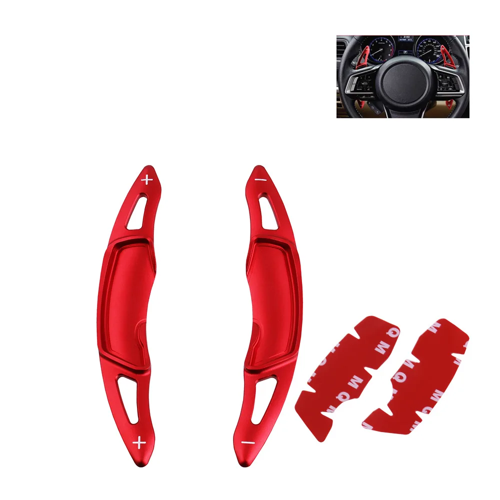 Hoja de paleta de cambio de aluminio, cubierta de extensión de palanca de cambios para volante de coche, para Subaru BRZ Impreza WRX Legacy XV Crosstrek - imagen 3