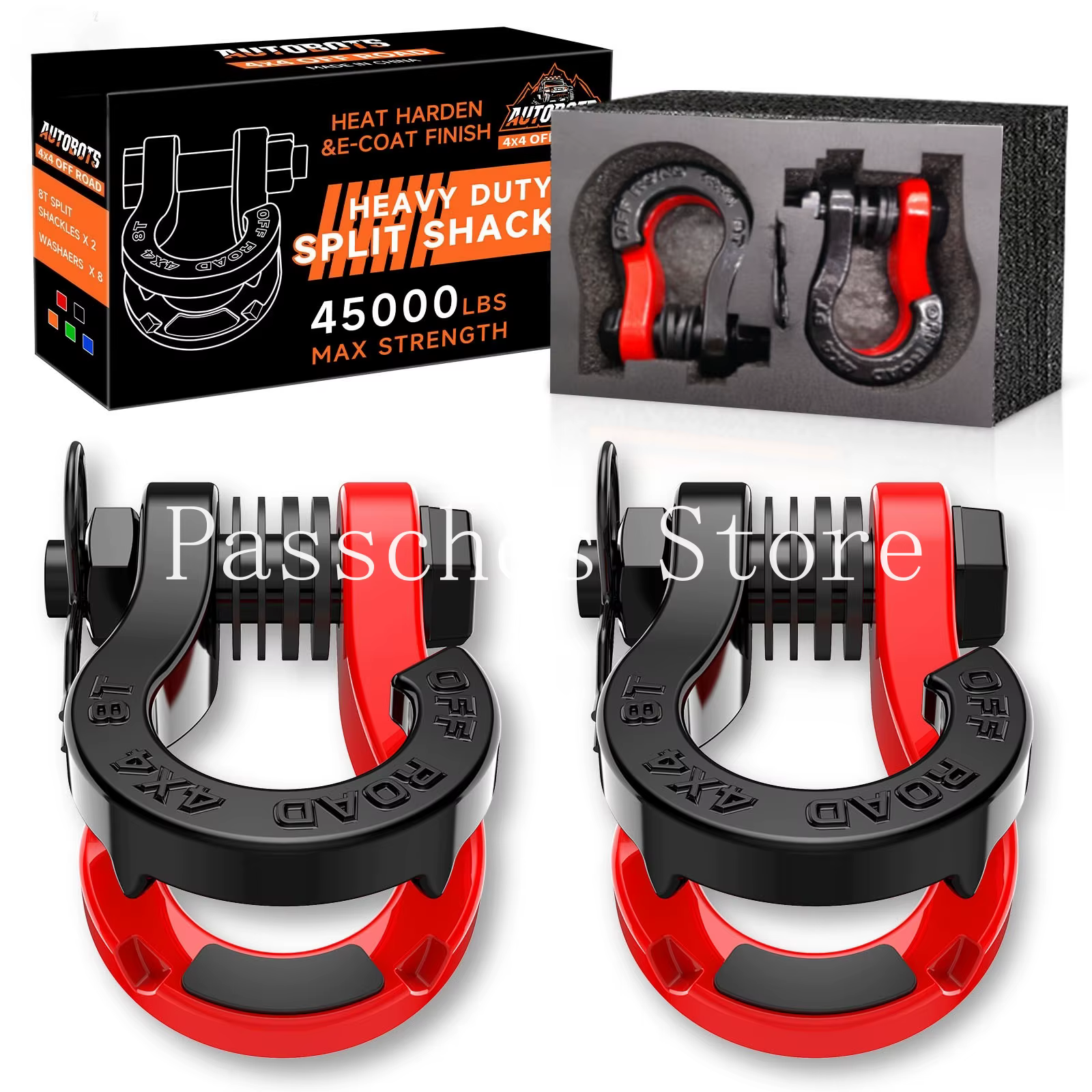 Grillete de remolque Huya en U de 3/4" y 8 t para todoterreno - imagen 5