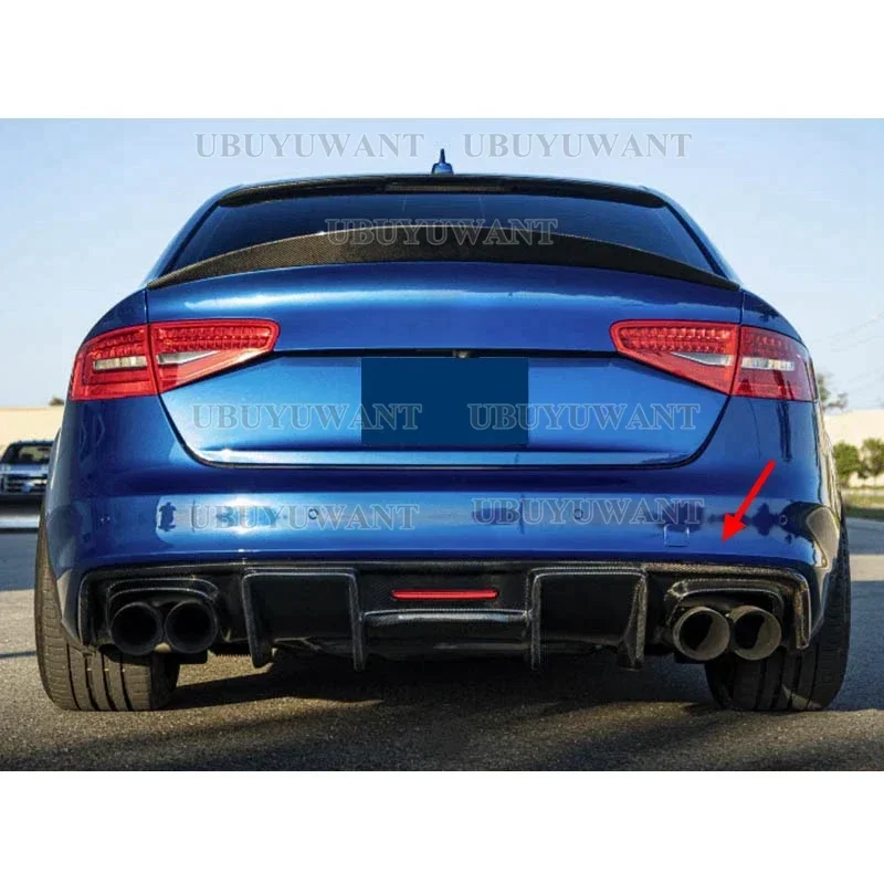 Protector difusor trasero para Audi A4 S4 B8.5 en fibra de carbono - imagen 5