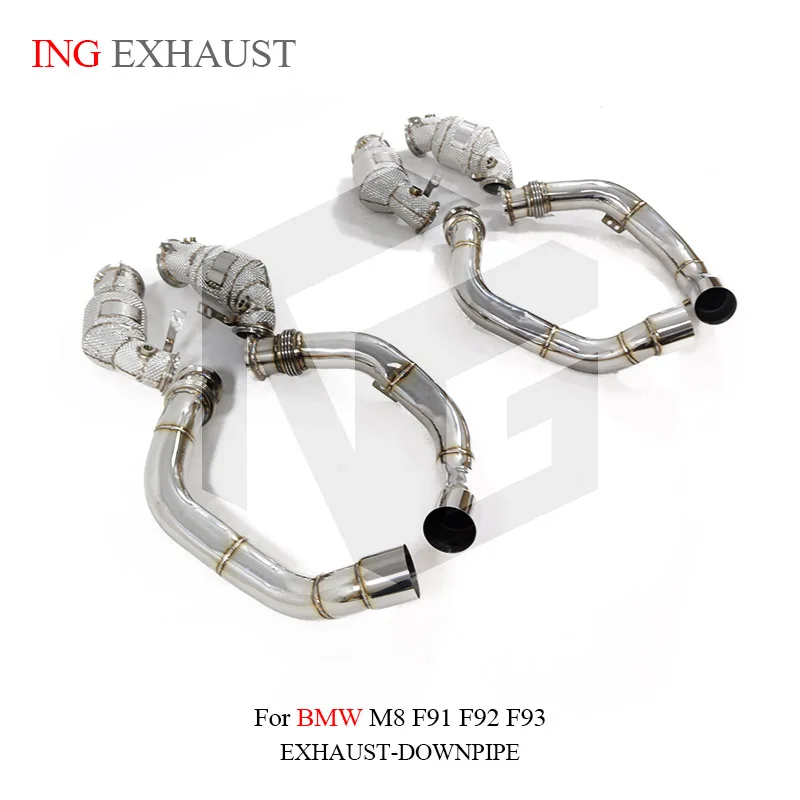 Tubo de bajada catalítico ING Performance S304 para competición X5M X6M F95 F96 2020-2023 - imagen 3