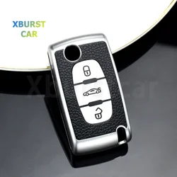 Carcasa plegable de TPU para llave Peugeot 206/307 y Citroën C2/C3