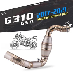 Tubo de escape frontal antideslizante acero inoxidable BMW G310R