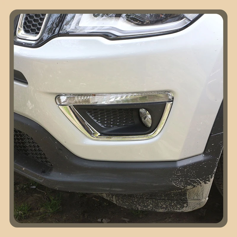 Moldura antiniebla ABS cromada Jeep Compass 2017-2020 - imagen 2