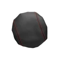 Black with red