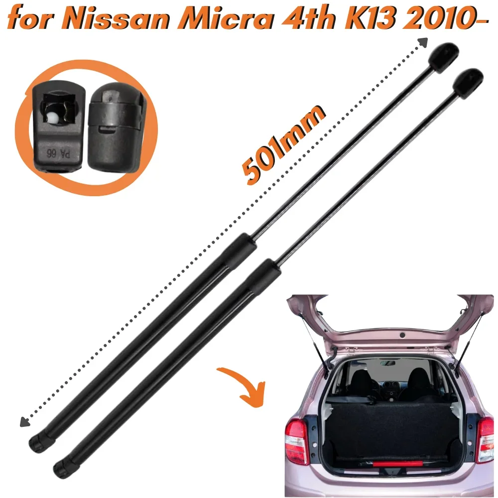 Amortiguador maletero gas 501mm Nissan Micra K13 hatchback