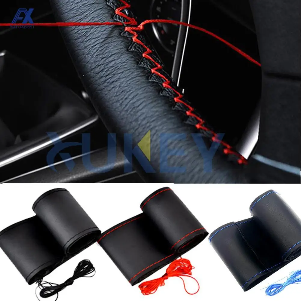 Cubierta de cuero para volante 15 pulgadas – Focus II/III, Kia Rio