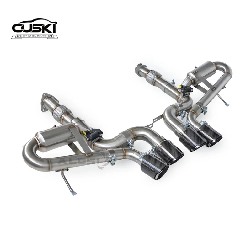 Silenciador de escape cat-back con válvula para Chevrolet Corvette C8 Z06 - imagen 5