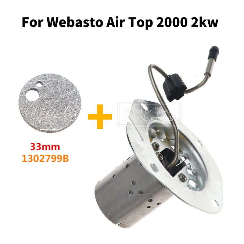 Webasto Quemador Air Top 2000 acero inox 304 malla 310