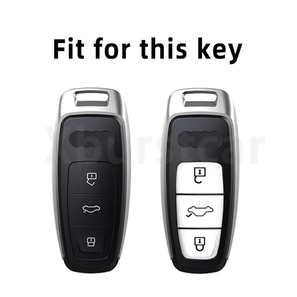 Funda TPU transparente para llave Audi A6 A7 Q5 Q7 Q8 e-tron - imagen 2