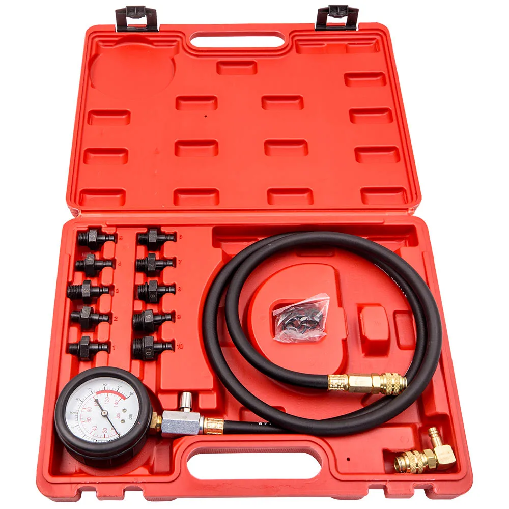 Kit prueba presión aceite con adaptadores de puerto interruptor - imagen 4