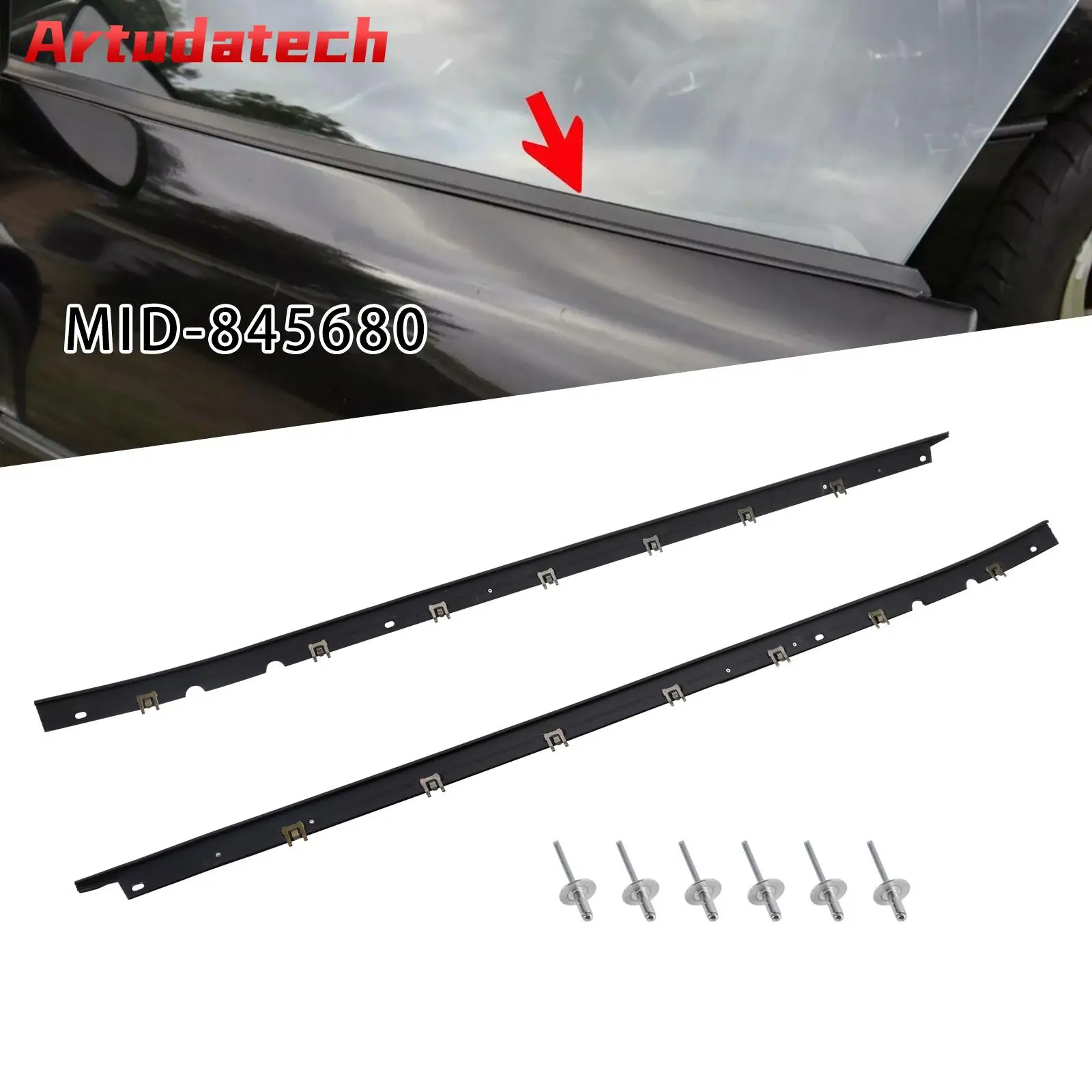 Artudatech Juntas exteriores de ventanilla – Corvette C4 1984-1996