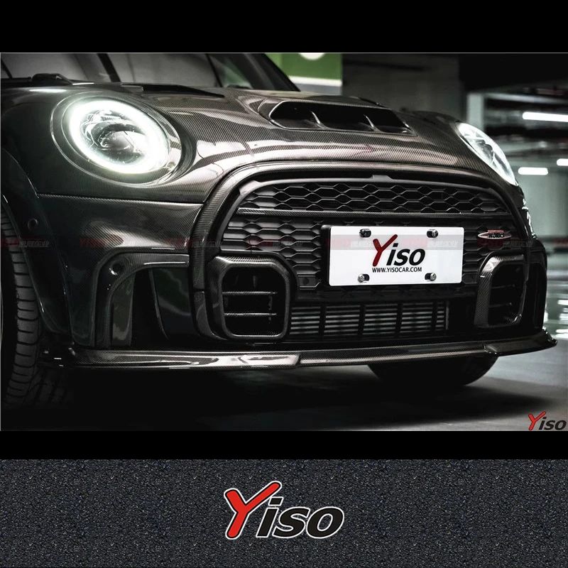 Kit aerodinámico MINI F56 JCW 2022 - fibra de carbono labio frontal - imagen 3