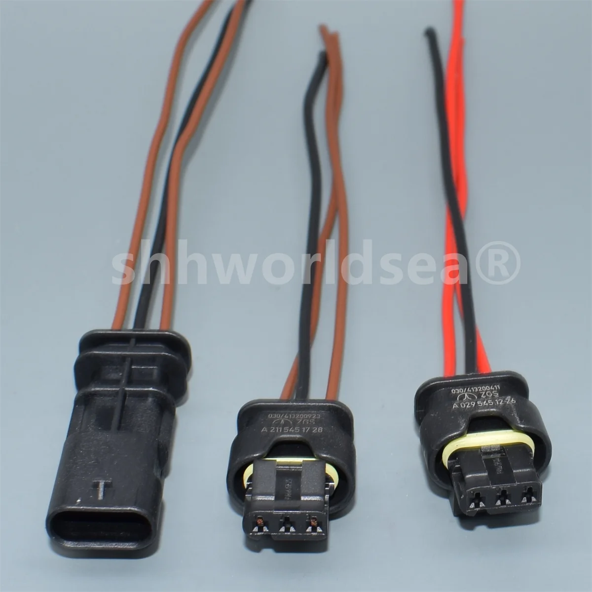 Conector estanco 3 pines Shhworldsea para radar marcha atrás VW Audi - imagen 3
