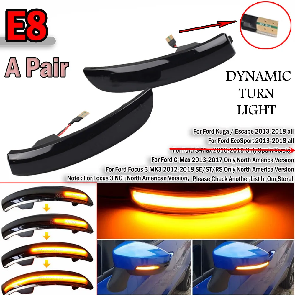 Intermitente LED secuencial espejo lateral Ford Kuga (2013-2019) - imagen 2