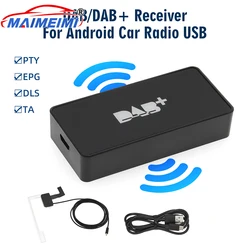 Kit DAB+ digital con antena e interfaz USB para autorradio Android