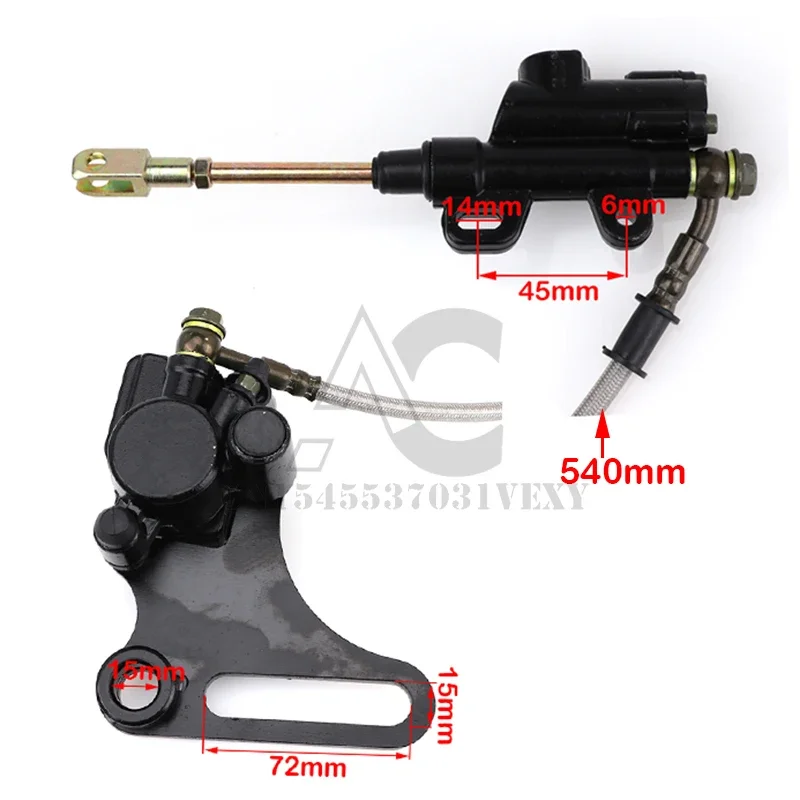 Pastilla de freno trasera hidráulica 15 mm para Pit Bike 125/140 cc - imagen 2