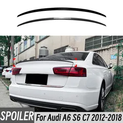 Alerón trasero de pato ABS para Audi A6 S6 C7 2012-2018