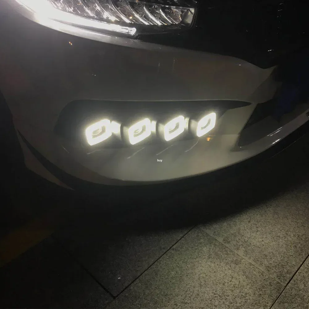 Luces LED diurnas dinámicas para paragolpes Honda Civic X 2016-2018 - imagen 5