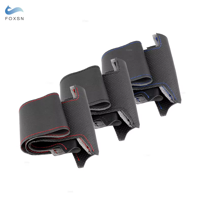 Fundas de cuero cosidas a mano para volante Hyundai Elantra e i30 - imagen 2