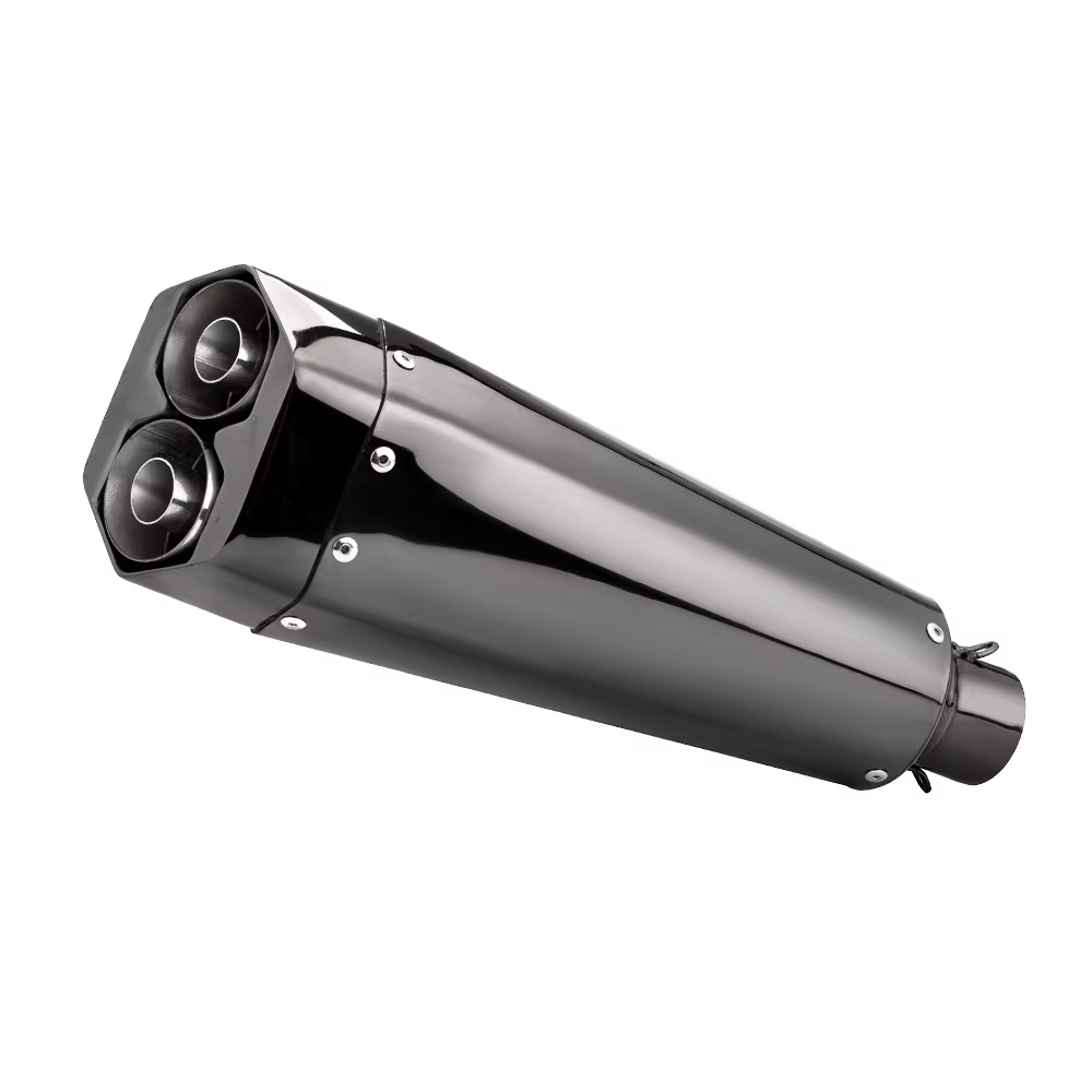 Escape universal de doble salida 51 mm para Yamaha MT-07, MT-09 y R3 - imagen 5