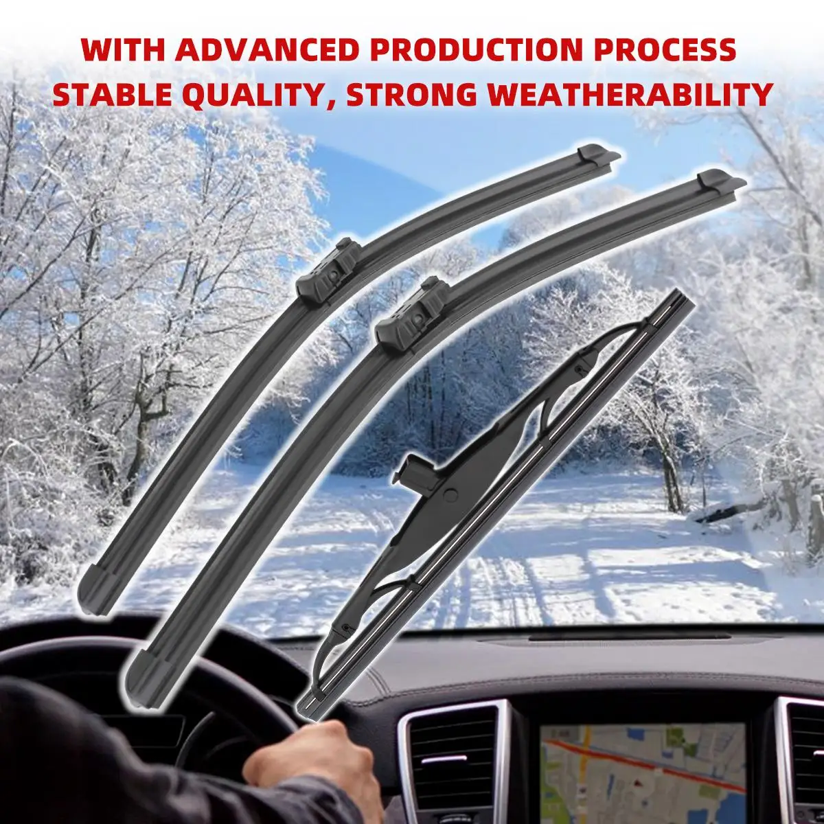 Limpiaparabrisas Buick Encore 2012-2019 delanteros y traseros - imagen 5