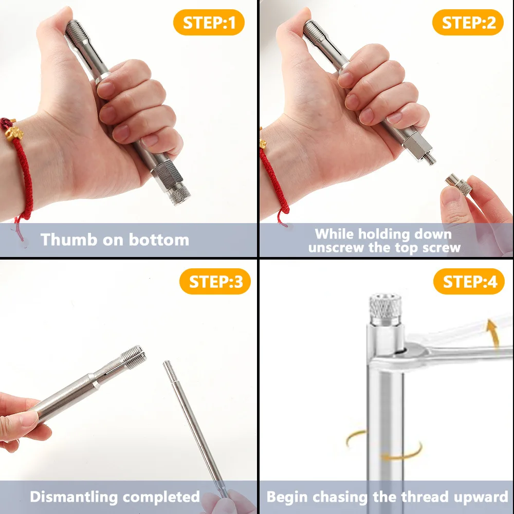 Herramienta de reparación de rosca de bujía de grifo trasero de 14 mm - imagen 3