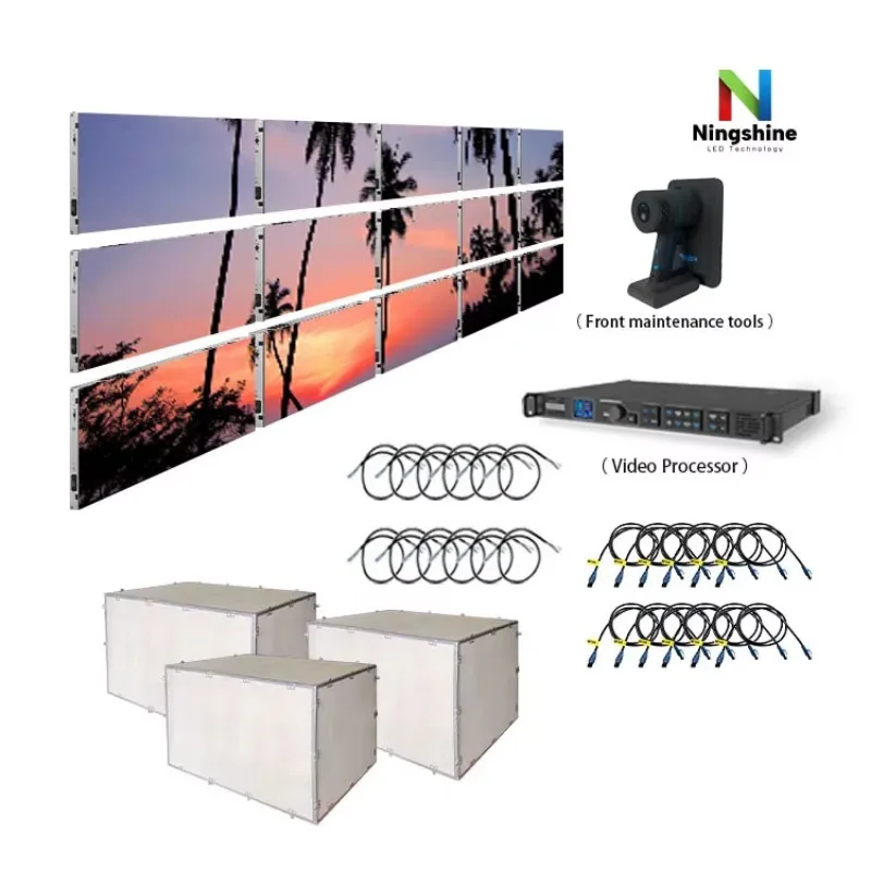 Gabinete aluminio para panel pantalla LED SMD interior eventos