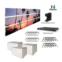 Gabinete aluminio para panel pantalla LED SMD interior eventos