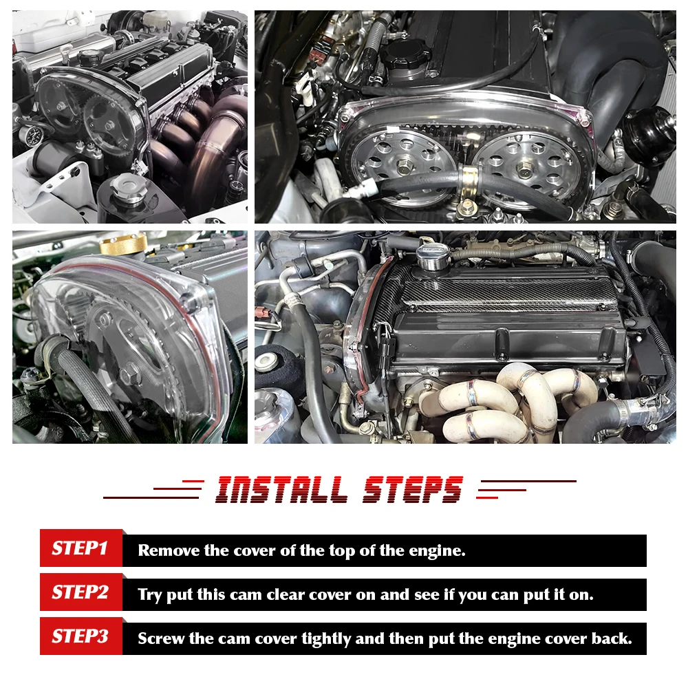 Cubierta distribución WLR6338 para Mitsubishi Lancer EVO 4-8 4G63 - imagen 5