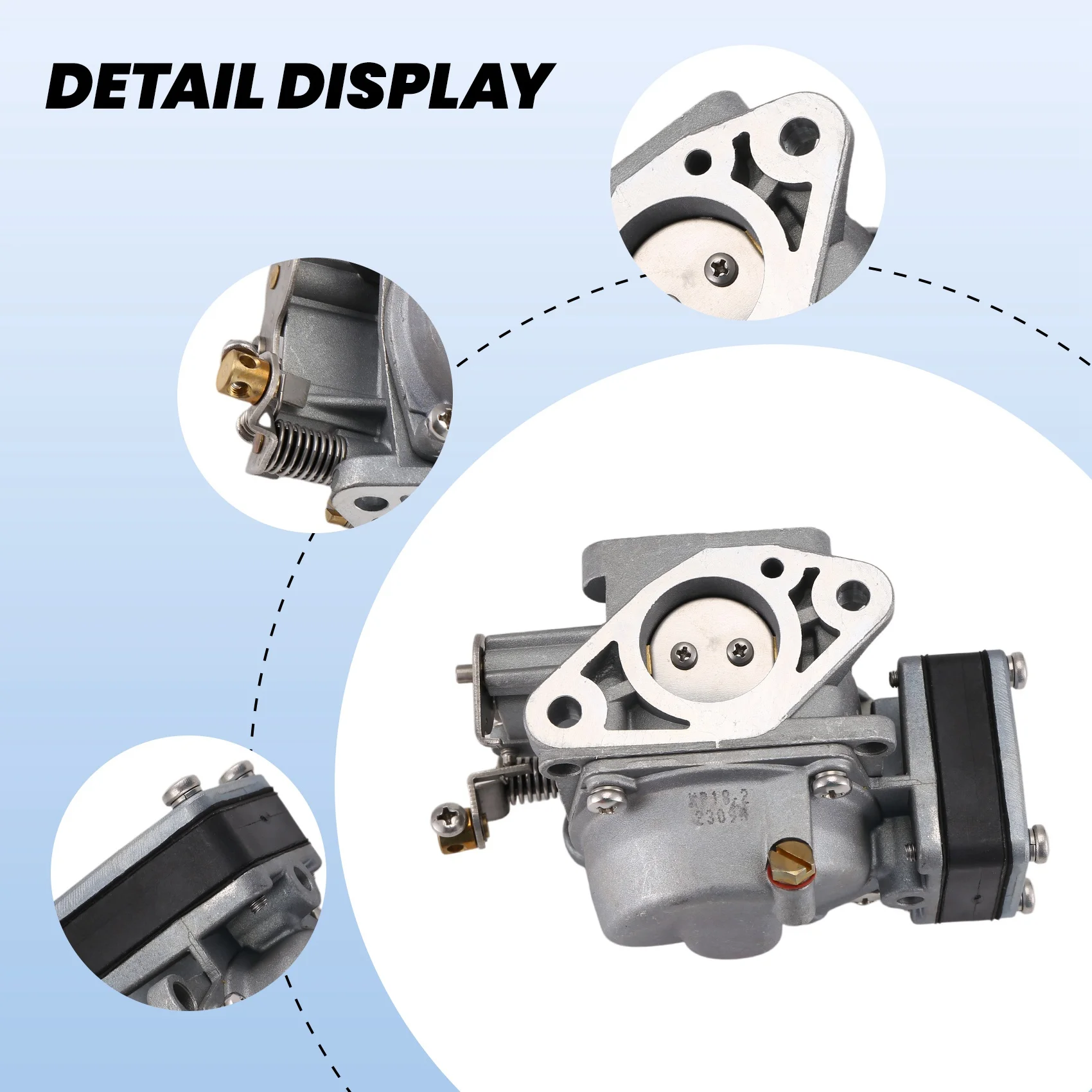 Carburador AB56 6L5-14301-00 para fueraborda 3 HP 2 tiempos