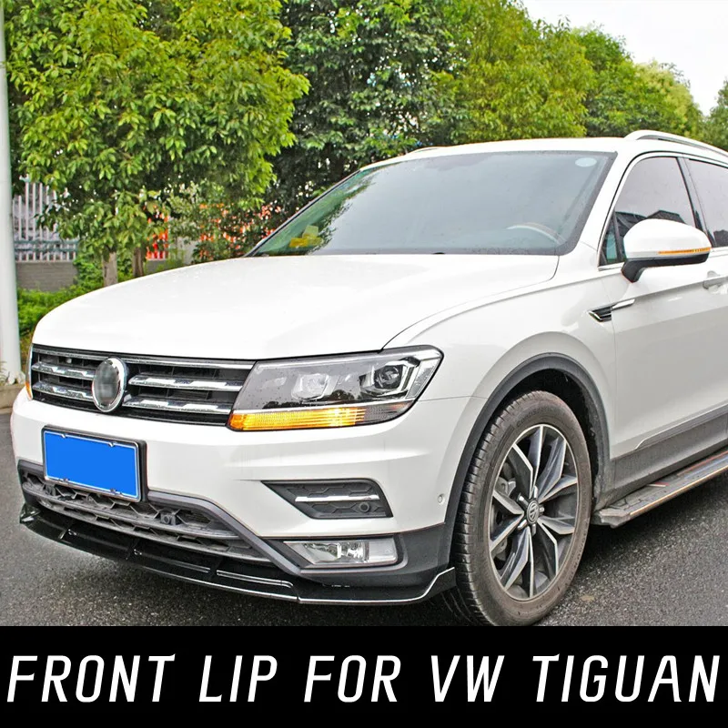 Separador delantero VW Tiguan 2017-2020 aerodinámico negro carbono