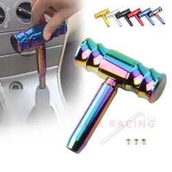 Pomo palanca de cambios en T de aluminio estilo joystick universal