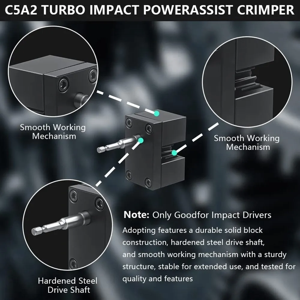 Herramienta eléctrica de impacto Metal C5A2 para prensar conductos - imagen 4