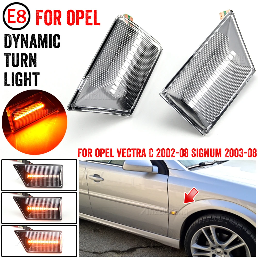 Intermitentes LED dinámicos Opel Vectra C y Signum 2002-2008 - imagen 4