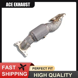 ACE Escape de flujo libre para Honda Civic Type R FL5 con catalizador