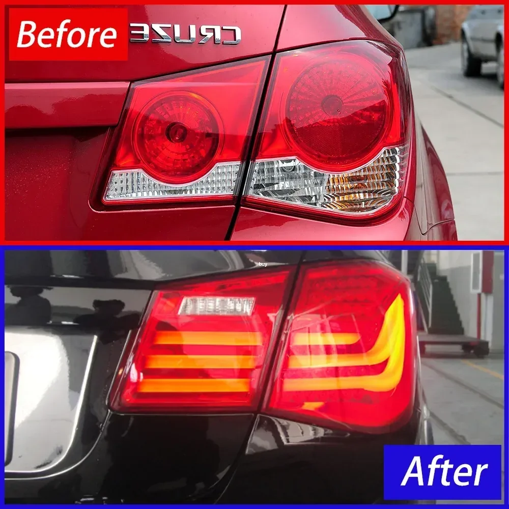 Pilotos traseros LED estilo BMW F02 para Chevrolet Cruze 2009-2014 - imagen 3