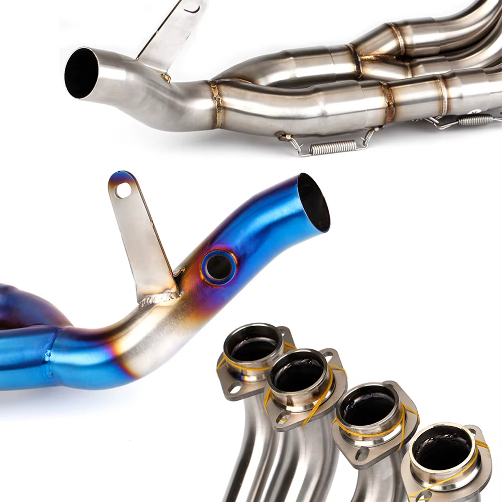 Colector de escape con tubo de enlace para Yamaha YZF-R6 2006-2016 - imagen 3