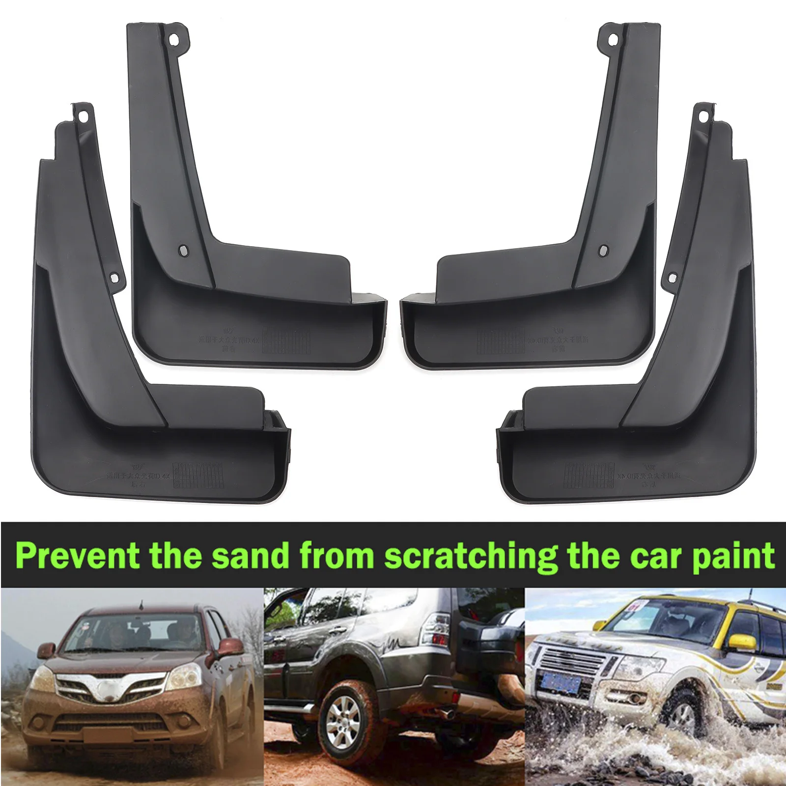 Guardabarros para VW ID.4/ID.5 EV 2020-2025 delantero y trasero - imagen 3