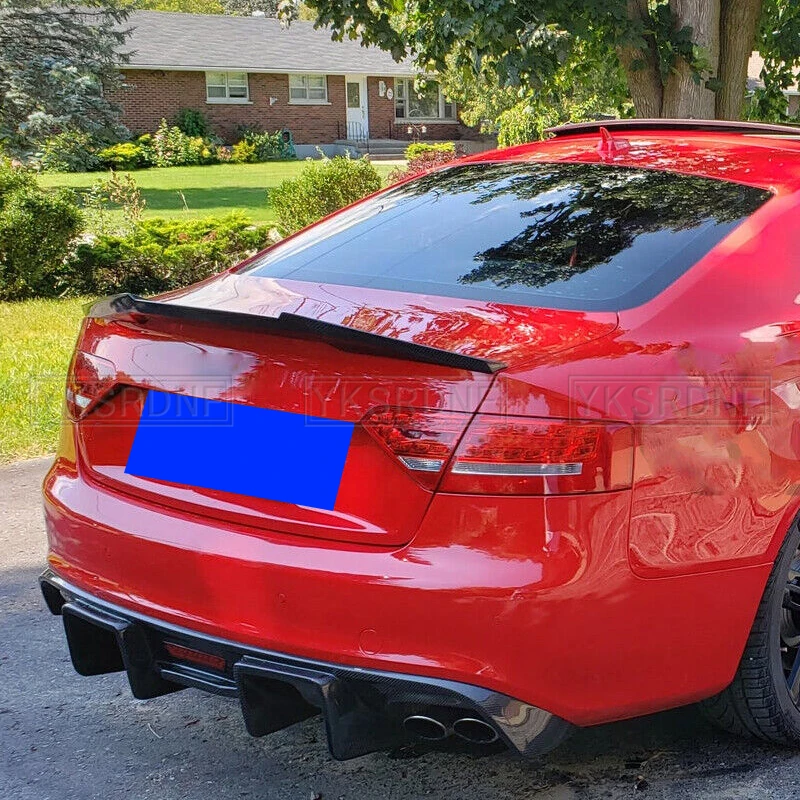 Alerón tapa maletero Audi A5 B8 carbono real – Sportback/Coupé - imagen 2