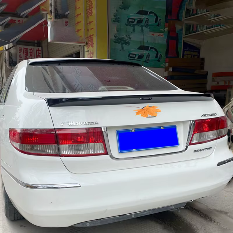 Para Honda Accord 2003--2005, sedán de 7. a generación, tapa del maletero trasero, alerón de labio, alas, Material ABS, Kit de carrocería de estilo de afinación de coche, accesorios - imagen 3